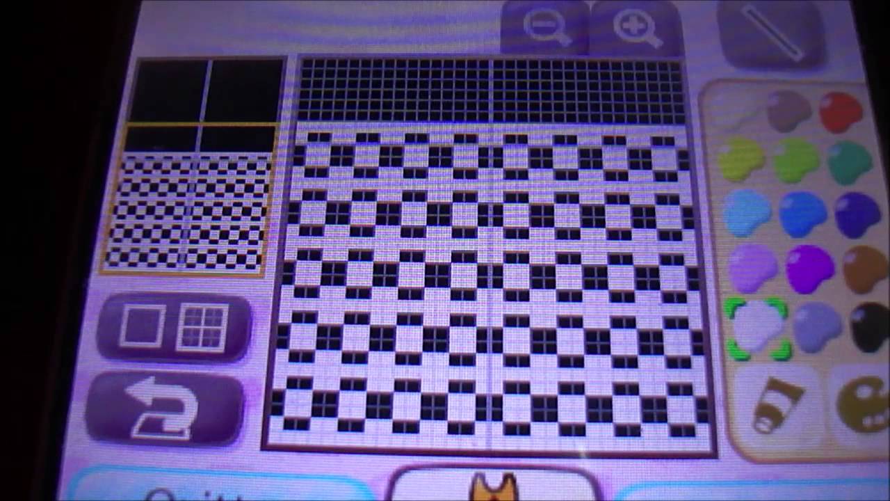 [TUTO ACNL] Robe éffait dentelle - YouTube