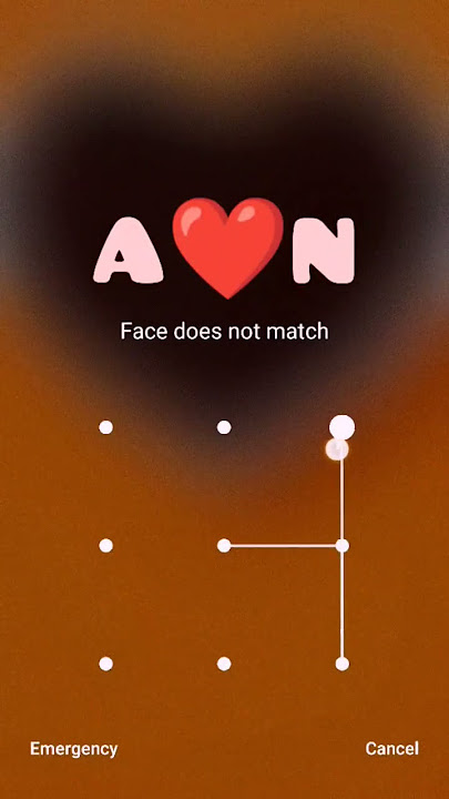 N love A pattern lock ❣️ || A❤N Phone lock || Love status #status
