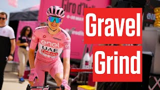 Tadej Pogacar Eager to Finish Giro d'Italia 2024 Tough Gravel Day