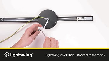 Lightswing installation – Connect Lightswing to the mains