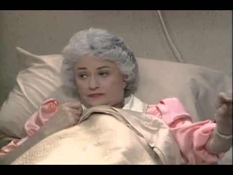 Voyager's EMH in beta form on the Golden Girls!