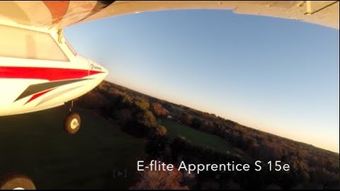 Eflite Apprentice S 15e - GoPro