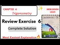 Class 9th Math New Book| Review 6 Solution | 9th Math Unit 6 Review 6 | Math Grade 9th 2025