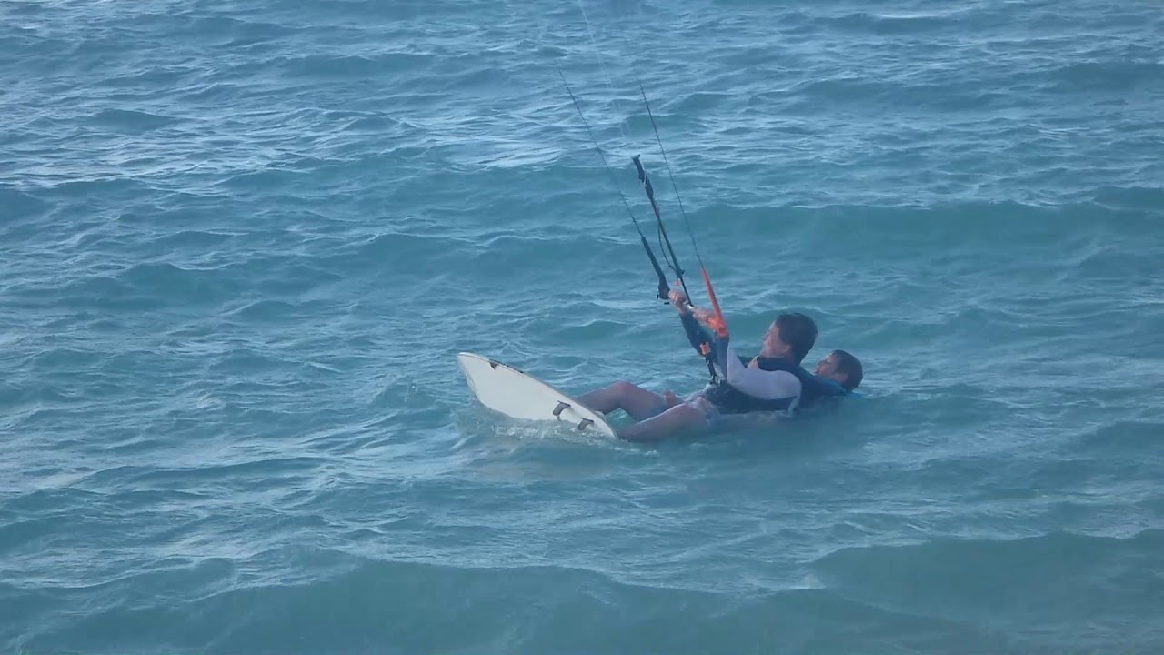 Tandem Kite boarding Maui 2017 Aug