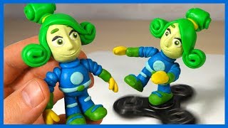 Лепим фиксика Верту из пластилина. Как слепить фиксика. Fixiki in plasticine.