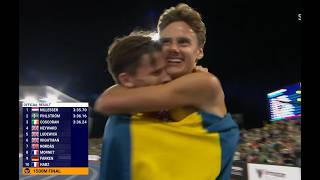 Samuel Pihlström spurtar hem silvret på 1500m | EM 2026 | Hela loppet