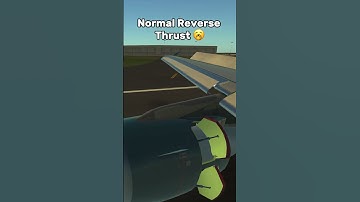 Normal Vs Target Reverse Thrust 👌#shorts #infiniteflight