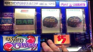 CLASSIC OLD SCHOOL HIGH LIMIT CASINO SLOTS: WILD CHERRY SLOT PLAY! 25 MINUTES OF WILD CHERRY! screenshot 4