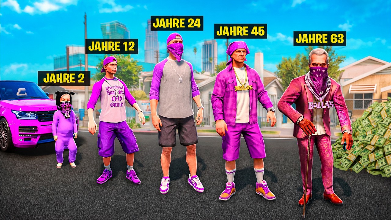 99 JAHRE in GANG ÜBERLEBEN in GTA 5!