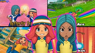 Touko And Rika Victoria And Suzette All Hissatsu Techniques Inazuma Eleven Games