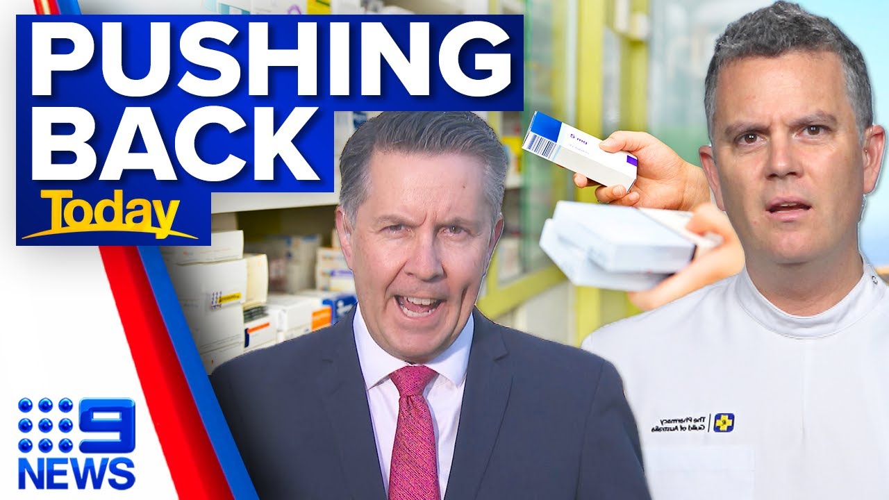 Pharmacists taking aim at the Federal Government over 60-day prescription plan | 9 News Australia