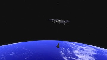 STS-135: Atlantis Approach to Station