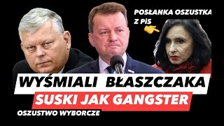 BŁASZCZAK WYŚMIANY - SUSKI PODSŁUCHANY❗POSŁANKA OSZUSTKA I EWA WRZOSEK ZAORAŁA ZIOBRĘ PRZEZ PEGASUS