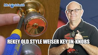 Rekey Old Style Weiser KeyinKnobs | Mr Locksmith Video