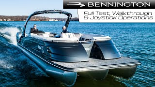 2023 Bennington 30QX  In Action, Full Walkthrough, & Joystick Tutorial On Lake of The Ozarks