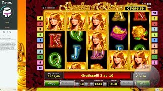 Super Big Win on Garden Of Riches, Casumo, €1 bet, #16