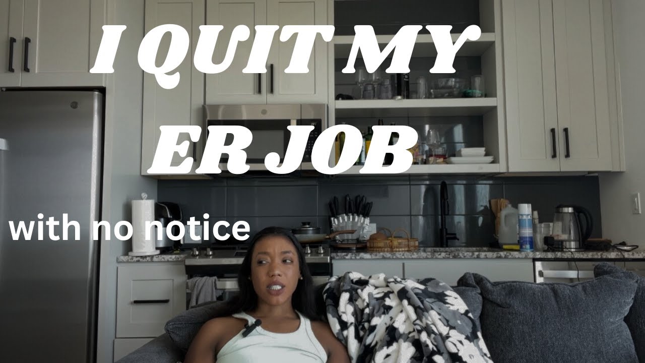 I QUIT my job as an ER Nurse after only 3 months!