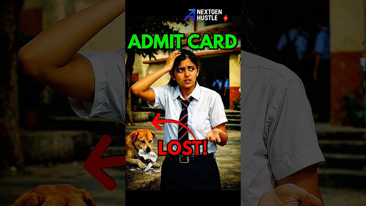 Forgot Admit Card in Exam 😱 4 Steps To Fix 