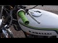 Japanese rider of vintage motorcycle who lost one arm | KHに乗る片腕ライダーのドキュメンタリー