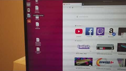 Using Linux (Ubuntu) in my Wide Screen