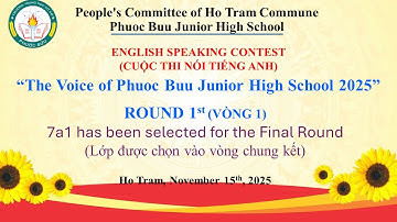 7a1: CUỘC THI NÓI TIẾNG ANH NĂM 2025