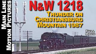 N&W 1218 on Christiansburg Mountain | 1987 Full Show
Freshly restored to operation, N&W 1218 pulls an excursion over Christiansburg Mountain. The 1.34% grade gives the big Class A a workout! A 1987 throwback!
*No AI was used to bring this show to you.* Read about our AI Policy and how we get videos ready for YouTube at: Pentrex.com/AI
*About Main Line Motion Pictures:* Big steam and early diesels is the main focus for MLMP. Most shows were shot in the late 1980s and early to mid-1990s, so we dont get today-level of video quality. The quality of the subject matter however, makes the viewing effort worthwhile. MLMP is now owned by Pentrex Railroad Videos. Main Line Motion Pictures shows can be purchased on DVD at Pentrex.com
*About Pentrex:* For over 40 years weve been the leader in railroad video entertainment. See us at Pentrex.com and right here on YouTube, with the Official Pentrex Channel!
Pentrex is more than just Pentrex Railroad Videos, were also: Highball Productions, Green Frog, Donner Rails, Broken Knuckle Video Productions, WB Video, Valhalla Video, Main Line Motion Pictures, Midwest Video and Revelation Video. We have nearly 1,000 shows - and all will eventually be uploaded to YouTube. Subscribe so you dont miss any of the rail action.
*About this show:* N&W 1218 is sidelined now, her rebuild interrupted when Norfolk Southern ended their steam program in the mid-1990s. But in 1987, she was fresh from the Norris Steam Restoration Shop in Ironwood/Birmingham, Alabama. This is her first excursion after the shop forces released her - and the train climbs the grade on a mainline no doubt she would be familiar with from her days pulling hard for the Norfolk & Western Railway.
This show has no narration, but does have the original in-camera sound. 1218 sounds great!
0:00 Leaving Roanoke with a full train
3:02 A full head of smoke & steam, into a tunnel
13:25 Pacing 1218
16:27 Day 2, 2 excursions
29:27 Home in Roanoke
Thumbnail image credit:
N&W 1218 in Ohio in 1988: By Roger Puta, released to the public domain N&W 1218 on Christiansburg Mountain | 1987 Full Show