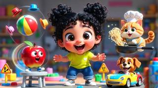 ABC Fun Madness 😄 A to Z Dancing Animals &amp; Silly Objects for Kids 🎈