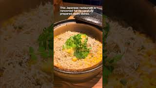 High-quality everyday dining with a playful touch. A 'just right' Japanese restaurant.