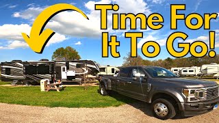 It's Time For The RV To Go! Clearing Everything Out For What Happens Next!
