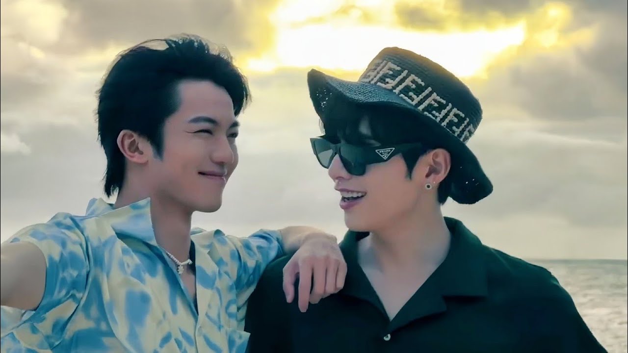 saipan vlog  episode 07, lile and wang Yunkai 💚💙
