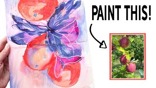 Let’s Make Some Art Together! Paint or Draw With Me Fall Apples