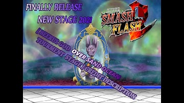 ssf2 mod finally release [ beerus god tourment ] stage 2021 over sand ocean by me