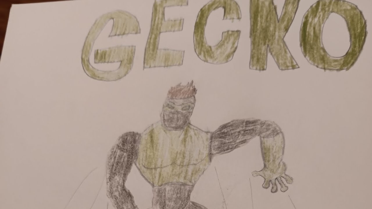 Explaining my own original superhero, Gecko.