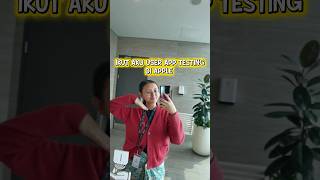 Pengalaman pertama ikut user app testing di Apple Developer Institute #naomiolivia
