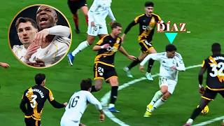 Brahim Díaz Destroying Lines With His Movement Vs Rayo Vallecano