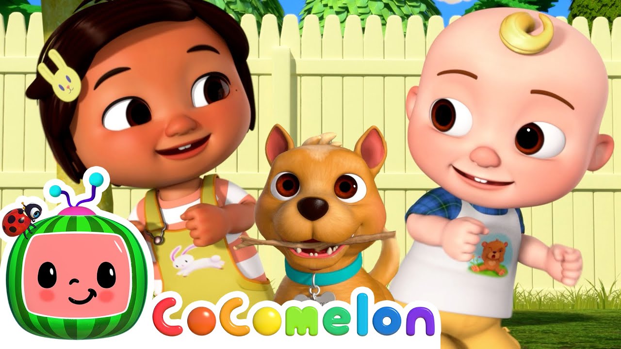 Puppy Play Date with JJ! 🎶| Nina's Familia | CoComelon Nursery Rhymes & Kids Songs
