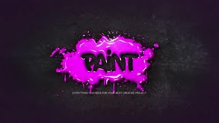 Paint Logo After Effects Templates