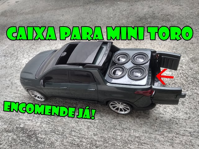 Fiat Toro com Mini Paredão 4 Graves 4x alto falantes 5w cada