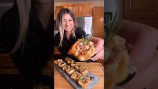 We’re baking Whipped Goat Cheese Fig Pecan Bites! Super easy & yummy appetizer! Enjoy! 😊