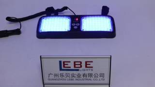LB1111 Blue LED Split Visor Strobe Light
