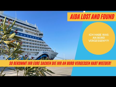 HILFE! Ich hab was auf AIDA liegen lassen! = So funktioniert AIDA Lost & Found