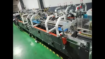 Newly installed ZH-600G folder gluer machine