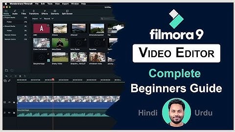 Filmora9 Complete Video Editing Tutorial For Beginners