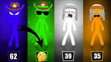 Stickman Party - Tournament Mode 1 2 3 4 Players Random - New MiniGames Gameplay