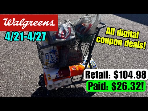 Walgreens Haul – Save 75% using all digital coupons! $4.25 DIAPERS & $2 PAPER PRODUCTS! 4/21-27/24