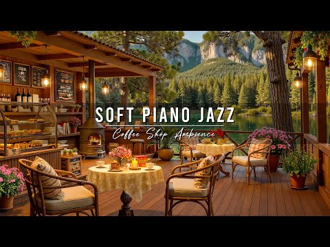 Soft Piano Jazz Music ~ Cozy Coffee Shop Ambience for Work, Study ☕ Relaxing Jazz Instrumental Music