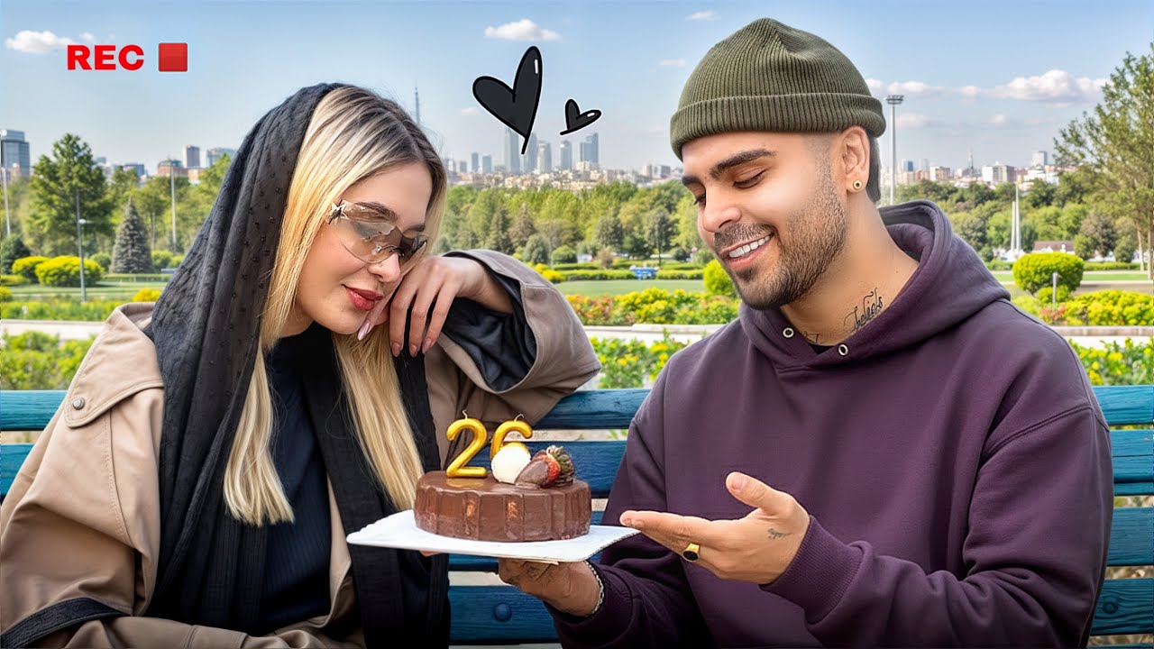 دختره دلش شکسته بود💔کمکش کردم❗️😉