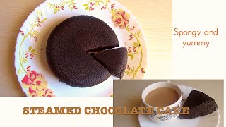 Steamed chocolate cake | how to make without oven eggless spongy &
yummy