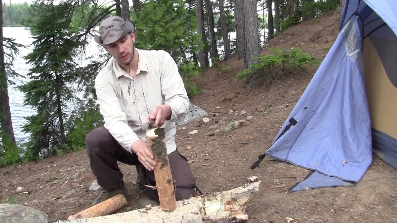 Splitting Wood With Your Knife