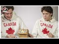 Decorating a gingerbread house with Easton Cowan and Fraser Minten